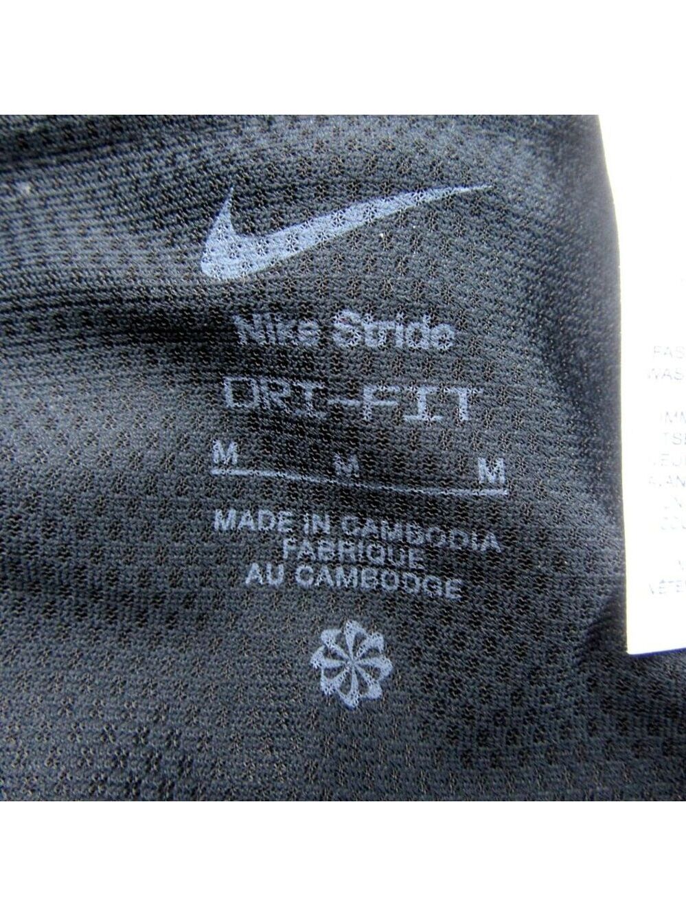 Nike Stride Dri-FIT Knit Running Pants Mens Size Medium Black NEW - Picture 12 of 14